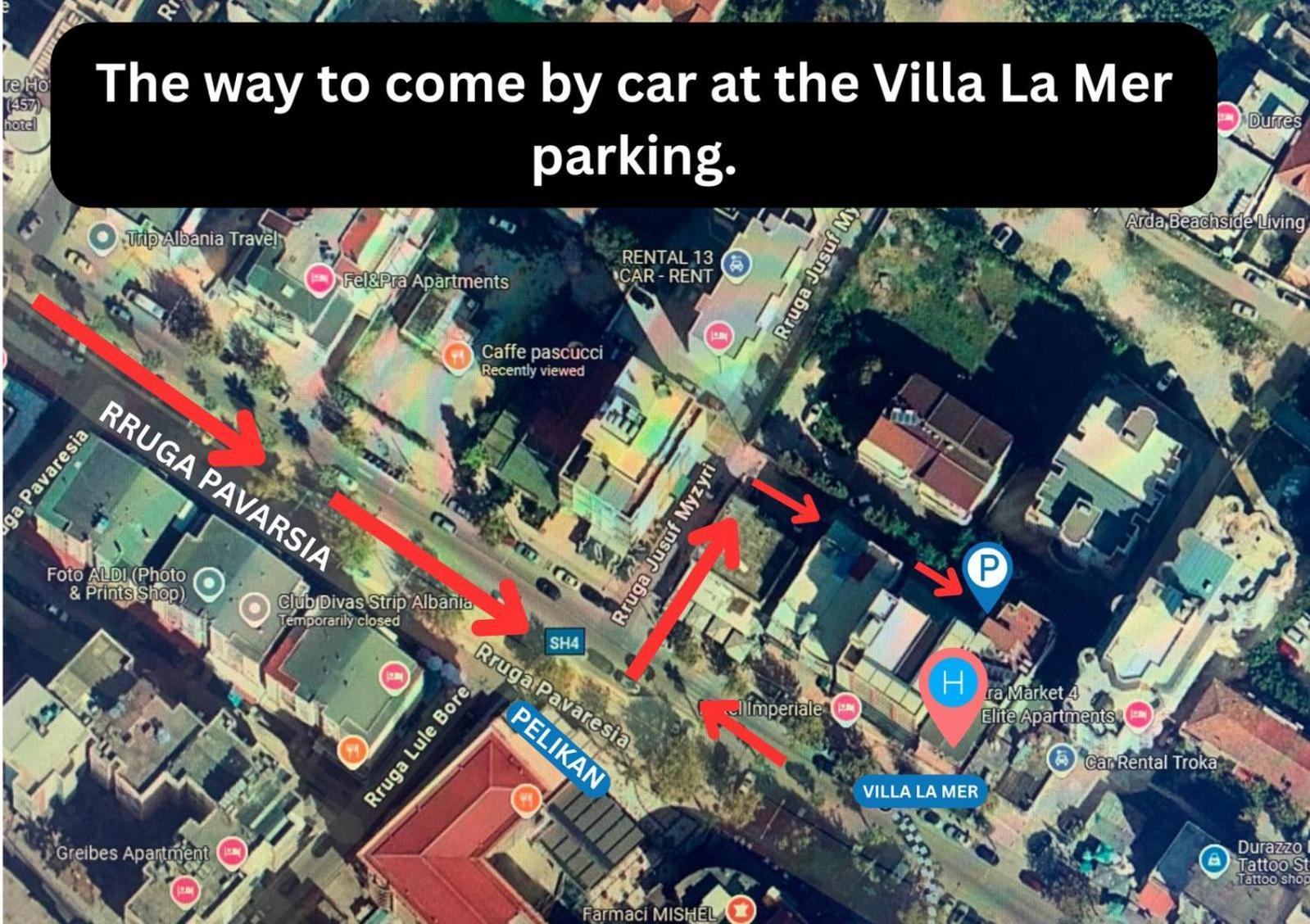 Villa Lamer Durrës Exteriör bild